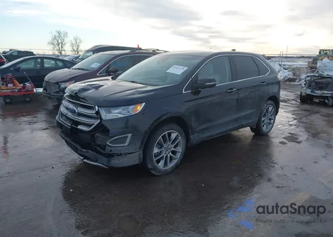 2018 Ford Edge Titanium from USA, damaged, VIN 2FMPK4K94JBC37338